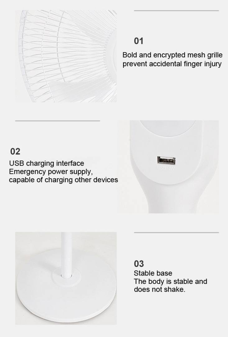 Safe grille, USB port and stable base